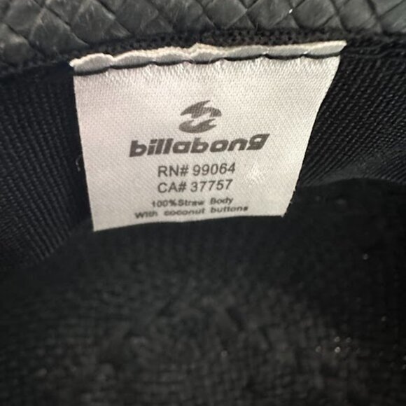 Billabong Faded black floppy hat - Picture 3 of 4